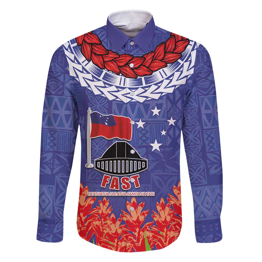 FAST Party Samoa Family Matching Summer Maxi Dress and Hawaiian Shirt Ula Fala Teuila Polynesian Tapa Pattern