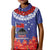 FAST Party Samoa Kid Polo Shirt Ula Fala Teuila Polynesian Tapa Pattern