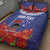 FAST Party Samoa Quilt Bed Set Ula Fala Teuila Polynesian Tapa Pattern