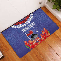 FAST Party Samoa Rubber Doormat Ula Fala Teuila Polynesian Tapa Pattern LT03 - Polynesian Pride
