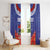 FAST Party Samoa Window Curtain Ula Fala Teuila Polynesian Tapa Pattern