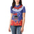 FAST Party Samoa Women Polo Shirt Ula Fala Teuila Polynesian Tapa Pattern