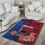 CHOGM FAST Samoa 2024 Area Rug Samoan Tapa Tribal and Ornament Pattern with Hibiscus