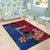 CHOGM FAST Samoa 2024 Area Rug Samoan Tapa Tribal and Ornament Pattern with Hibiscus