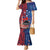 CHOGM FAST Samoa 2024 Mermaid Dress Samoan Tapa Tribal and Ornament Pattern with Hibiscus