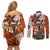 fiji-australia-rugby-couples-matching-off-shoulder-short-dress-and-long-sleeve-button-shirts-kangaroo-and-palm-tree-orange-tapa-pattern-mix-aboriginal