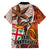 fiji-australia-rugby-family-matching-off-shoulder-short-dress-and-hawaiian-shirt-kangaroo-and-palm-tree-orange-tapa-pattern-mix-aboriginal