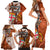 personalised-fiji-australia-rugby-family-matching-short-sleeve-bodycon-dress-and-hawaiian-shirt-kangaroo-and-palm-tree-orange-tapa-pattern-mix-aboriginal