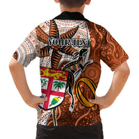personalised-fiji-australia-rugby-hawaiian-shirt-kangaroo-and-palm-tree-orange-tapa-pattern-mix-aboriginal