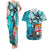 fiji-australia-rugby-couples-matching-tank-maxi-dress-and-hawaiian-shirt-kangaroo-and-palm-tree-blue-tapa-pattern-mix-aboriginal