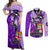 fiji-australia-rugby-couples-matching-off-shoulder-maxi-dress-and-long-sleeve-button-shirts-kangaroo-and-palm-tree-purple-tapa-pattern-mix-aboriginal