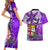 fiji-australia-rugby-couples-matching-short-sleeve-bodycon-dress-and-hawaiian-shirt-kangaroo-and-palm-tree-purple-tapa-pattern-mix-aboriginal