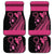 Breast Cancer Awareness Car Mats Think Pink Polynesian Ribbon and Butterfly