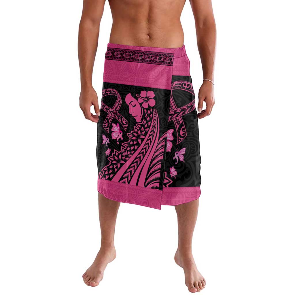 Breast Cancer Awareness Lavalava Think Pink Polynesian Ribbon and Butterfly LT03 Pink - Polynesian Pride