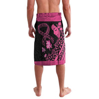 Breast Cancer Awareness Lavalava Think Pink Polynesian Ribbon and Butterfly LT03 - Polynesian Pride