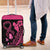 Breast Cancer Awareness Luggage Cover Think Pink Polynesian Ribbon and Butterfly