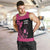 Breast Cancer Awareness Men Tank Top Think Pink Polynesian Ribbon and Butterfly