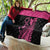 Breast Cancer Awareness Quilt Think Pink Polynesian Ribbon and Butterfly