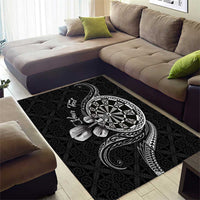 Personalised Niue Darts Masters Area Rug Tribal Hiapo Dartboard - Polynesian Pride