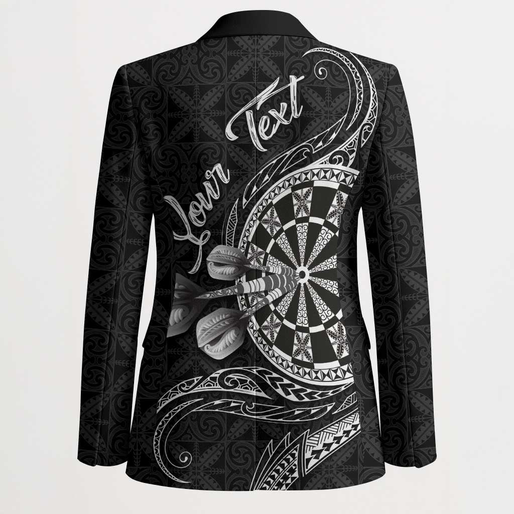 Personalised Niue Darts Masters Blazer Tribal Hiapo Dartboard LT03 - Polynesian Pride
