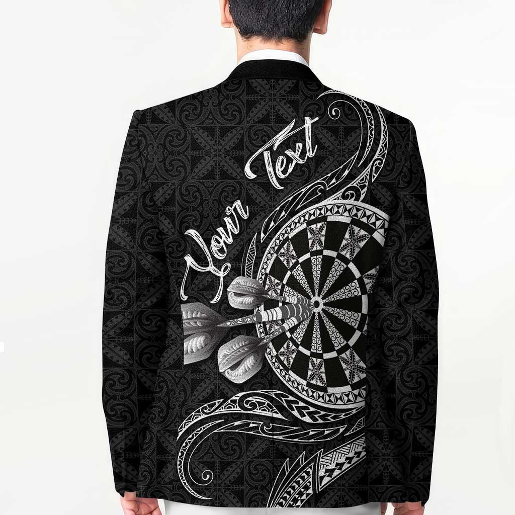 Personalised Niue Darts Masters Blazer Tribal Hiapo Dartboard LT03 - Polynesian Pride