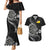 Personalised Niue Darts Masters Couples Matching Mermaid Dress and Hawaiian Shirt Tribal Hiapo Dartboard - Polynesian Pride