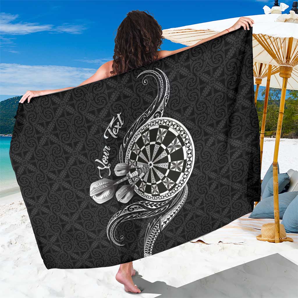 Personalised Niue Darts Masters Sarong Tribal Hiapo Dartboard - Polynesian Pride