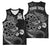 Personalised New Zealand Aotearoa Darts Masters Basketball Jersey Tribal Silver Fern and Ta Moko Dartboard - Polynesian Pride