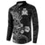 Personalised New Zealand Aotearoa Darts Masters Button Sweatshirt Tribal Silver Fern and Ta Moko Dartboard - Polynesian Pride