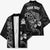 Personalised New Zealand Aotearoa Darts Masters Kimono Tribal Silver Fern and Ta Moko Dartboard - Polynesian Pride