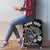 Personalised New Zealand Aotearoa Darts Masters Luggage Cover Tribal Silver Fern and Ta Moko Dartboard - Polynesian Pride