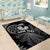 Personalised New Zealand Aotearoa Darts Masters Area Rug Silver Fern and Maori Spirit - Polynesian Pride