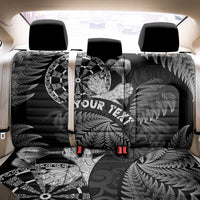 Personalised New Zealand Aotearoa Darts Masters Back Car Seat Cover Silver Fern and Maori Spirit - Polynesian Pride