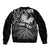 Personalised New Zealand Aotearoa Darts Masters Bomber Jacket Silver Fern and Maori Spirit - Polynesian Pride