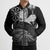 Personalised New Zealand Aotearoa Darts Masters Bomber Puffer Jacket Silver Fern and Maori Spirit - Polynesian Pride