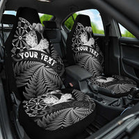 Personalised New Zealand Aotearoa Darts Masters Car Seat Cover Silver Fern and Maori Spirit - Polynesian Pride
