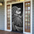 Personalised New Zealand Aotearoa Darts Masters Door Cover Silver Fern and Maori Spirit - Polynesian Pride