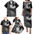 Personalised New Zealand Aotearoa Darts Masters Family Matching Puletasi and Hawaiian Shirt Silver Fern and Maori Spirit - Polynesian Pride