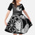 Personalised New Zealand Aotearoa Darts Masters Family Matching Tank Maxi Dress and Hawaiian Shirt Silver Fern and Maori Spirit - Polynesian Pride