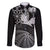 Personalised New Zealand Aotearoa Darts Masters Family Matching Tank Maxi Dress and Hawaiian Shirt Silver Fern and Maori Spirit - Polynesian Pride