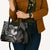 Personalised New Zealand Aotearoa Darts Masters Leather Bag Silver Fern and Maori Spirit - Polynesian Pride