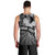 Personalised New Zealand Aotearoa Darts Masters Men Tank Top Silver Fern and Maori Spirit - Polynesian Pride