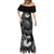 Personalised New Zealand Aotearoa Darts Masters Mermaid Dress Silver Fern and Maori Spirit - Polynesian Pride