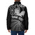 Personalised New Zealand Aotearoa Darts Masters Padded Jacket Silver Fern and Maori Spirit - Polynesian Pride