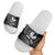 Personalised New Zealand Aotearoa Darts Masters Slide Sandals Silver Fern and Maori Spirit - Polynesian Pride