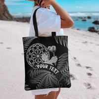 Personalised New Zealand Aotearoa Darts Masters Tote Bag Silver Fern and Maori Spirit - Polynesian Pride