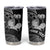 Personalised New Zealand Aotearoa Darts Masters Tumbler Cup Silver Fern and Maori Spirit - Polynesian Pride