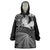 Personalised New Zealand Aotearoa Darts Masters Wearable Blanket Hoodie Silver Fern and Maori Spirit - Polynesian Pride