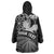 Personalised New Zealand Aotearoa Darts Masters Wearable Blanket Hoodie Silver Fern and Maori Spirit - Polynesian Pride