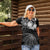 Personalised New Zealand Aotearoa Darts Masters Women Polo Shirt Silver Fern and Maori Spirit - Polynesian Pride
